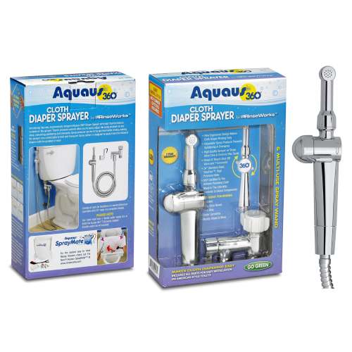 Cloth Diaper Sprayer :: RinseWorks Aquaus 360 (toilet hookup)
