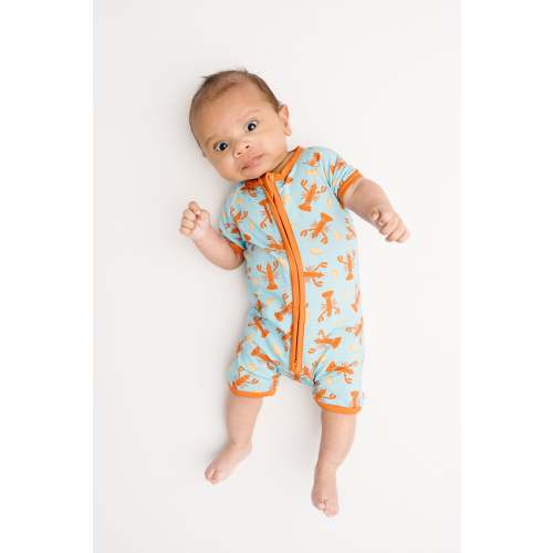 Lobster Shack Bamboo Short Romper