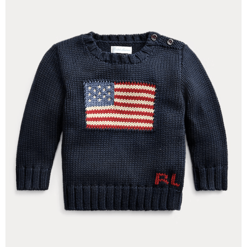 Baby Boy The Iconic Flag Sweater | Ralph Lauren