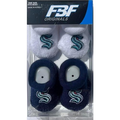 FBF - NHL Infant Bootie Socks 0-12 Months - 2 Pack
