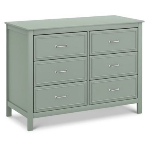 DaVinci Charlie 6-Drawer Double Dresser - Light Sage