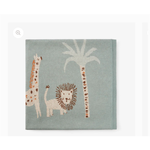Safari Lion Knit Baby Blanket