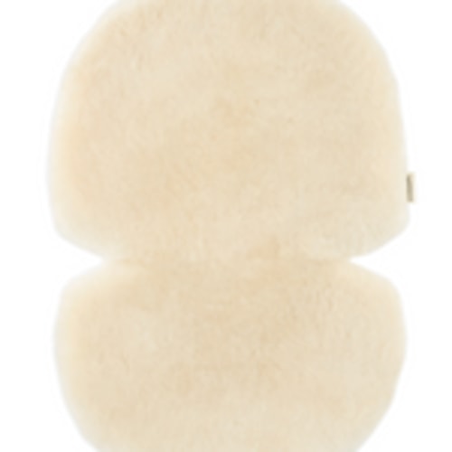 BINIBAMBA Milk Sheepskin Buggy Liner for Stroller