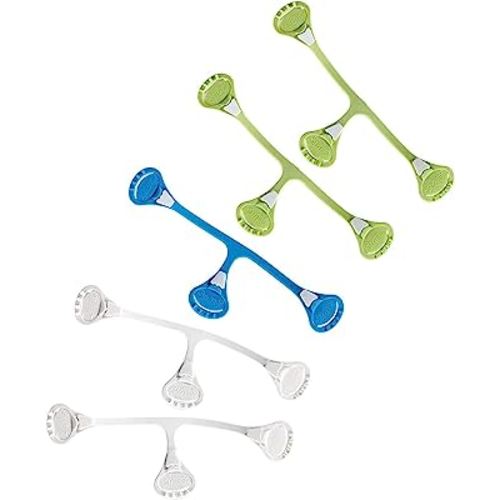 [Original 5-Pack] Snappi Cloth Diaper Fasteners - Replaces Diaper Pins - Use with Cloth Prefolds and Cloth Flats