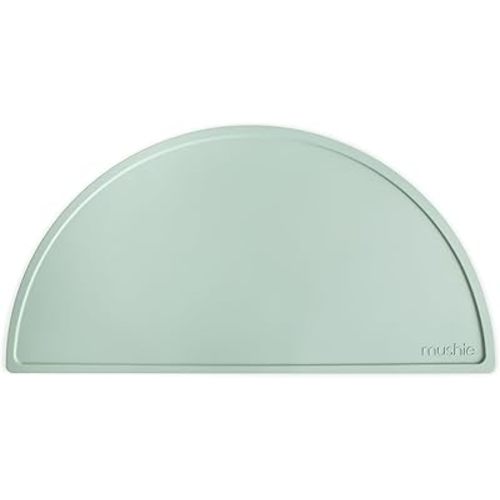 mushie Silicone Placemat for Kids | BPA-Free Non-Slip Design (Dried Thyme)