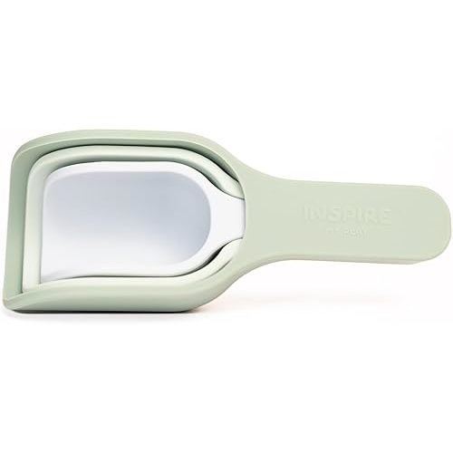 Inspire My Play - 3 x Silicone Nesting Scoops - Perfect for Sensory PlayTray - Sensory Bin Accessories - Special Education Classroom Supplies - Montessori Education Toys - Multi-Purpose Shovel - Green