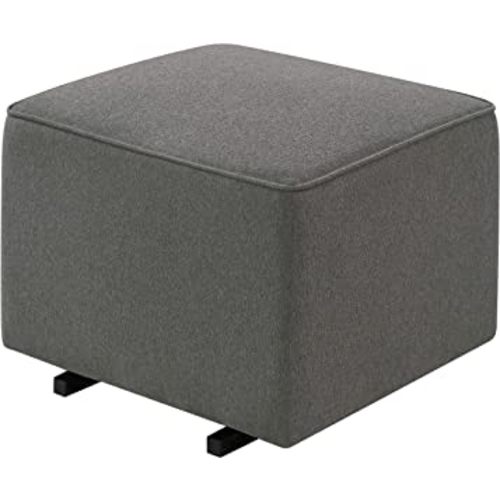 DaVinci Universal Gliding Ottoman in Dark Grey, Greenguard Gold & CertiPUR-US Certified