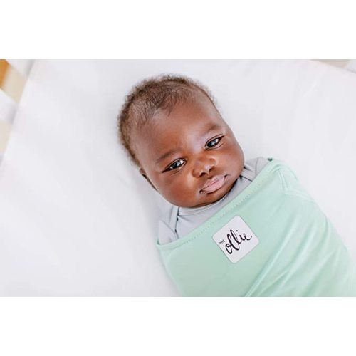 The Ollie Swaddle - Helps to reduce the Moro (startle) reflex - Made from a custom designed moisture-wicking material (Meadow)