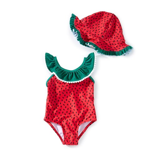 Adventurewear 360 Baby Girls 3-24 Months Watermelon One-Piece Swimsuit