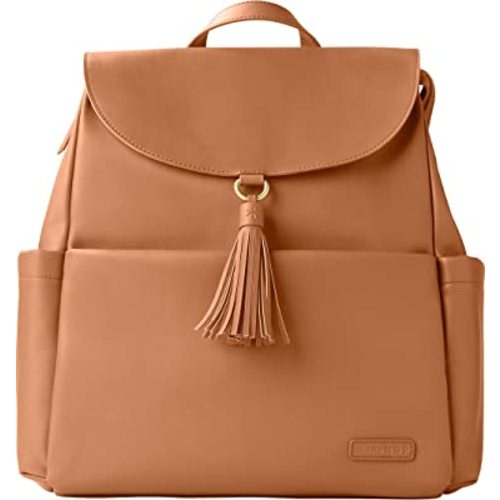 Skip Hop Diaper Bag Backpack, Greenwich Vari, Toffee