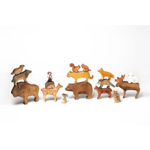 Wooden Woodland Animals
