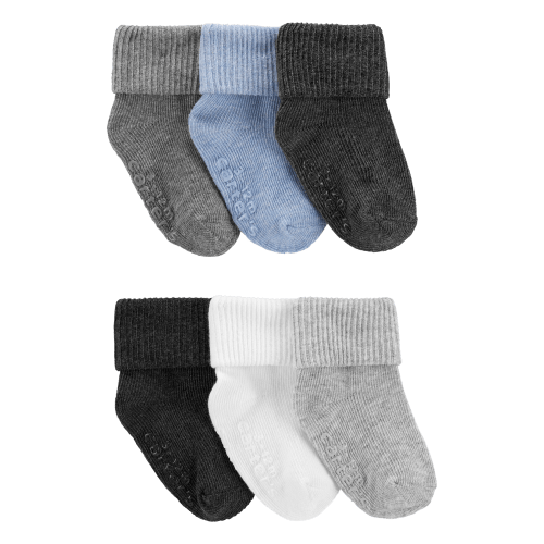 Baby 6-Pack Foldover Cuff Socks - Carter's | Carter's