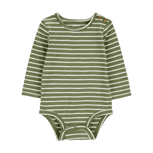 Baby Striped Long-Sleeve Bodysuit - Carter's | Carter's