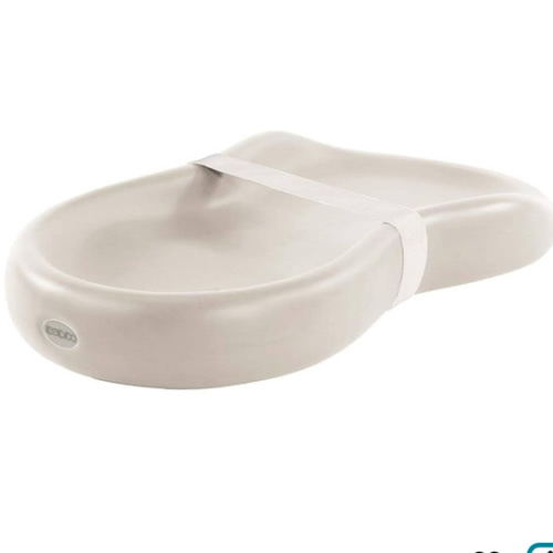 Keekaroo Peanut Changer Baby Vanilla– The Original Made in USA Easy-to-Clean Changing pad and The only Shell Over Foam, Fully Water Repellant