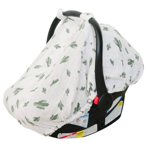 Bebe au Lait Muslin Car Seat Cover - Jungle