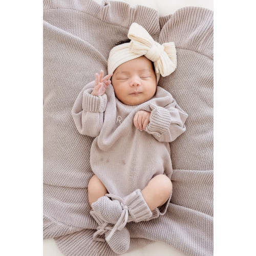 Personalized Printed Knit Sweater Bubble | Solid