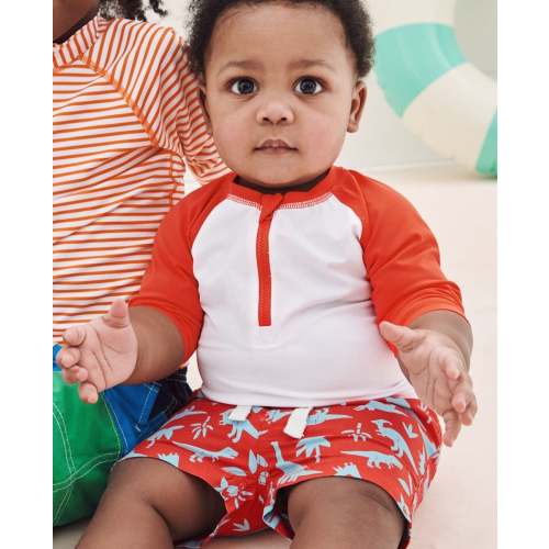 Baby Long Sleeve Rash Guard & Trunks Set