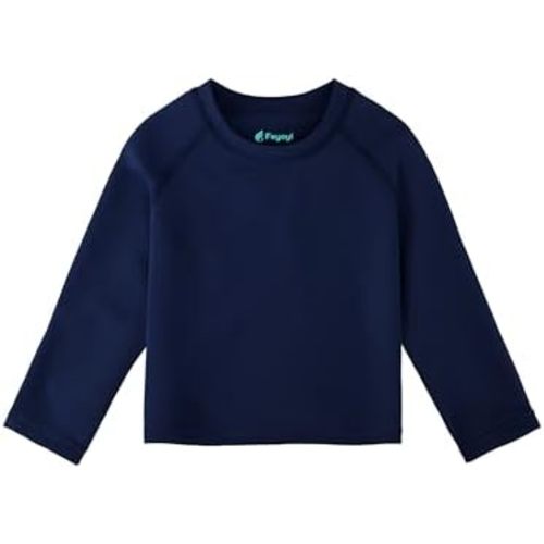 Baby Todder Rash Guard Shirts SPF Long Sleeve Swim Shirts Sun Protection Rashguard Swimwear for Baby Boys Girls