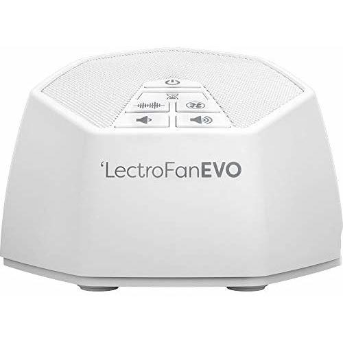 LectroFan Evo White Noise Sound Machine with 22 Unique Non-Looping Fan & White Noise Sounds & Sleep Timer, 1 Count - EVO