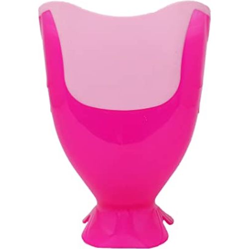 S.C. Products Fish Shampoo Kids Rinse Cup | Tear-Free Baby Rinser Cup and Bath Pail for Kids - Durable, BPA-Free, Safe, and Ergonomic Design for Hassle-Free Bathing | Pink