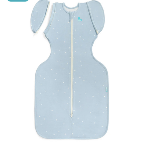 Swaddle Up™ Transition Bag 1.0 TOG Cotton Powder Blue Twinkle