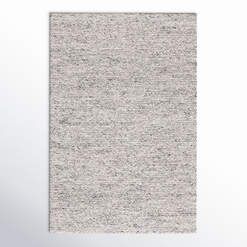 Elle Handmade Light Grey / Ivory Rug