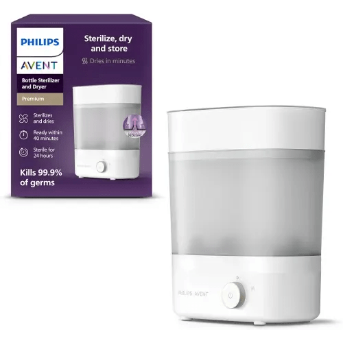 Philips AVENT Premium Baby Bottle Sterilizer with Dryer, SCF293/00