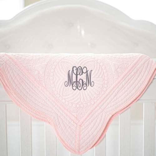 Personalized Baby Quilt Monogram Baby Quilts Baby Girl - Etsy