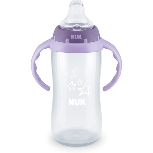 NUK Large Learner Tritan Cup, 10 oz, 8+ Months – BPA Free, Spill Proof Sippy Cup
