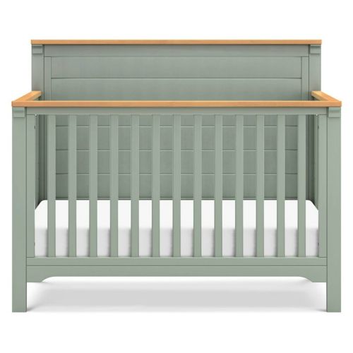 DaVinci Shea 4-in-1 Convertible Crib - Light Sage and Honey