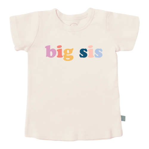 Toddler Graphic Tee - Big Sis | 100% Cotton - – Finn + Emma