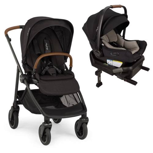 Nuna SWIV Stroller + Pipa Aire Car Seat Bundle - Caviar (Black)