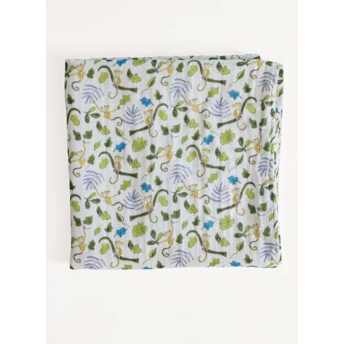 Happy Monkey Shawl Blanket