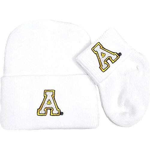 Applachian State Newborn Baby Knit and Socks Set