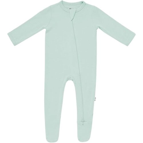 KYTE BABY Unisex Zipper Closure Footies, Rayon Made From Bamboo, 0-24 Months