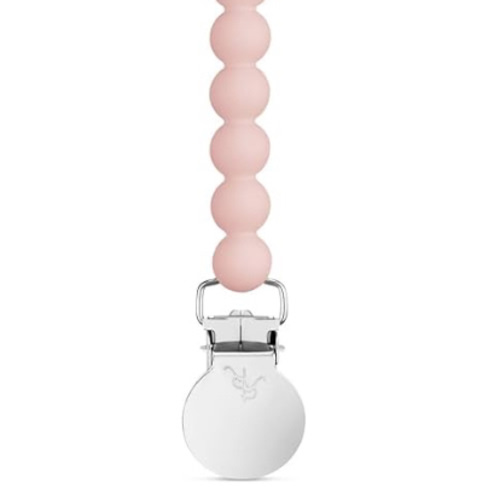 Ryan & Rose Cutie Clip Judy - Pacifier Clip Holder Silicone (Judy, Blush)