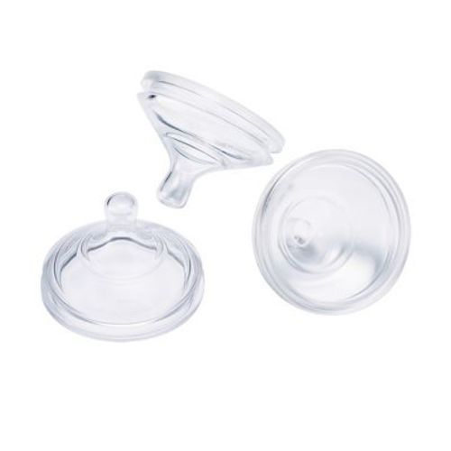 Boon Nursh Silicone Bottle Nipples - Extra Slow - 3pk