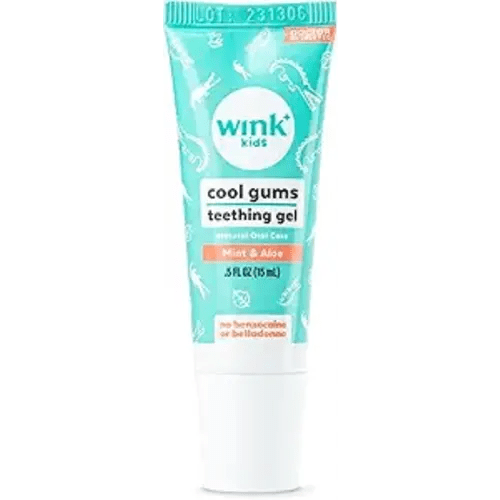 Wink Well Baby Teething Relief for Infants and Kids, Cooling, Soothing Natural Gel for Sore Gums and Other Teething Discomfort, May Be Used As A Toddler Training Toothpaste (15 ml)