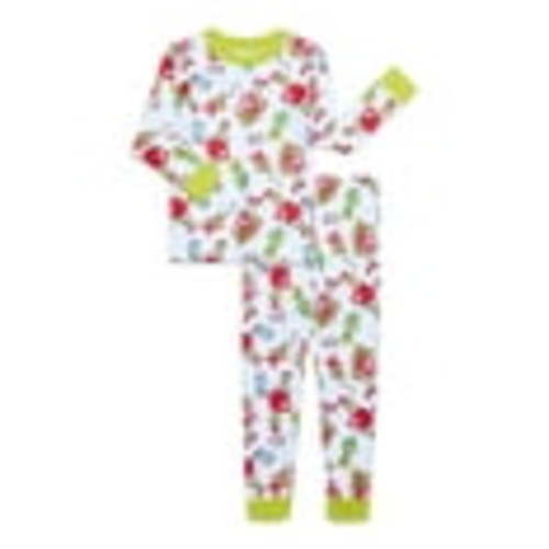 Character Toddler Christmas Snug Fit Top and Pants, 2-Piece Pajama Set, Sizes 12M-5T