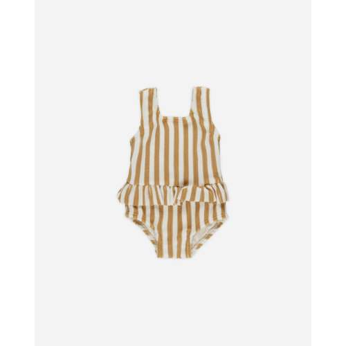 Skirted One-Piece || Marigold Stripe – Rylee + Cru Canada