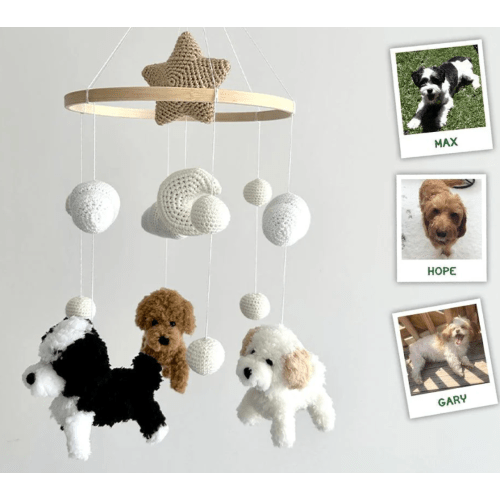 MY DOLLFY Pet Universe | Custom Crochet Pet Nursery Baby Mobile – My Dollfy