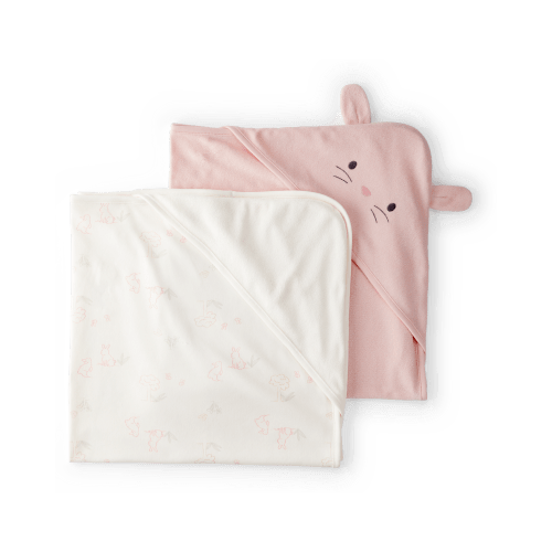 Baby 2-Pack Hooded Towels - Pink - Carter's | Carter's