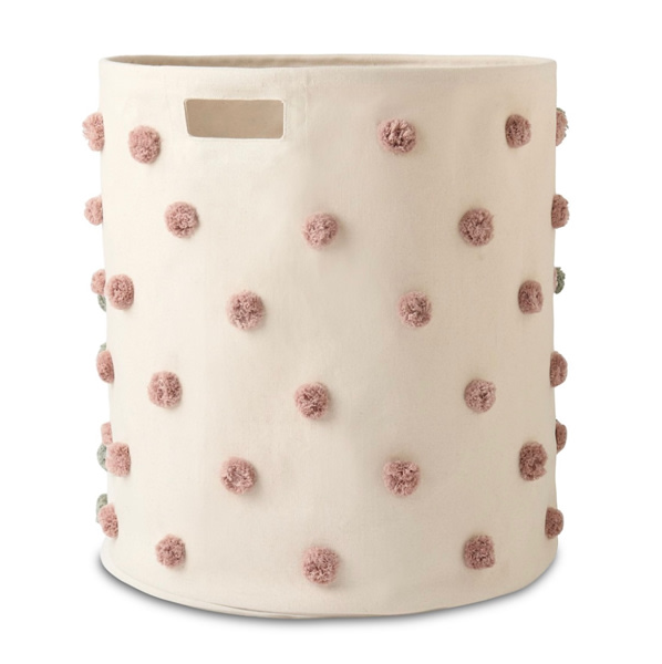 Pom Pom Hamper With Ring
