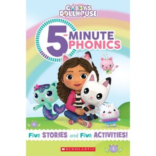5-Minute Phonics (Gabby's Dollhouse) - by Joanne Ruelos (Paperback)
