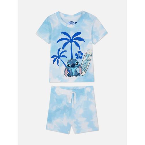 Disney’s Stitch Tie Dye T-Shirt and Shorts