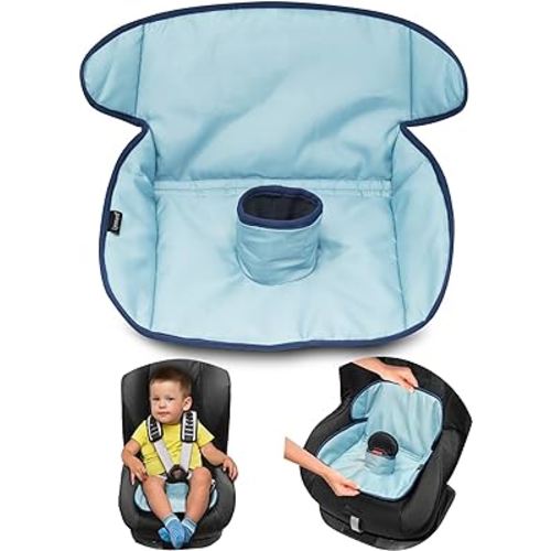 Car Seat Protector for Potty Training | Piddle Pad Cover from Spillages, Nappy Leaks & Toilet Training | Fits all Carseat & Buggy, age: 6m-4 Years Old |Keeps Seat Clean & Dry! (Blue)
