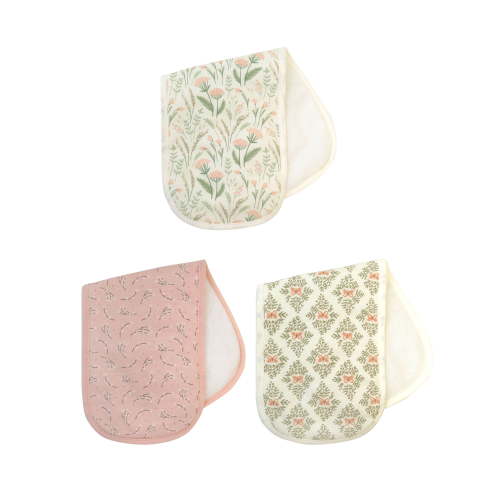 Neat Solutions Girl 3 Pack Infant Burp Cloth