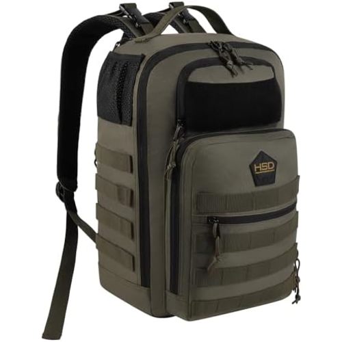 HighSpeedDaddy - Baby Diaper Backpack, Military-Grade, Waterproof, Compact Baby Travel Bag w/Stroller Straps & Tablet Sleeve