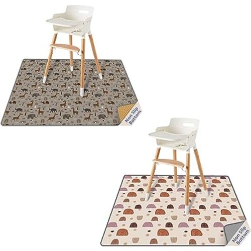 Splat Mat Giraffe and Splat Mat Boho Rainbow bundle