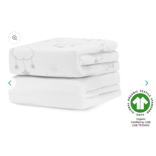 2-pack Newton Breathable, Organic Cotton Sheets (2-pack)